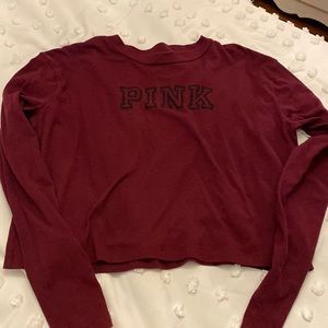 Pink long sleeve top